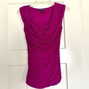 Express fuchsia sleeveless top